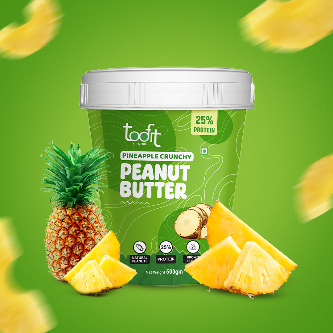 Pineapple Peanut Butter – Tropical Flavor, High Protein, No Palm Oil