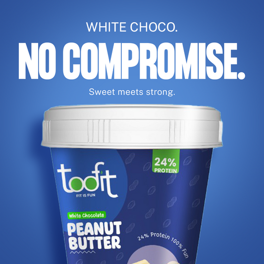 White Chocolate Peanut Butter – Crunchy, No Palm Oil, Guilt-Free