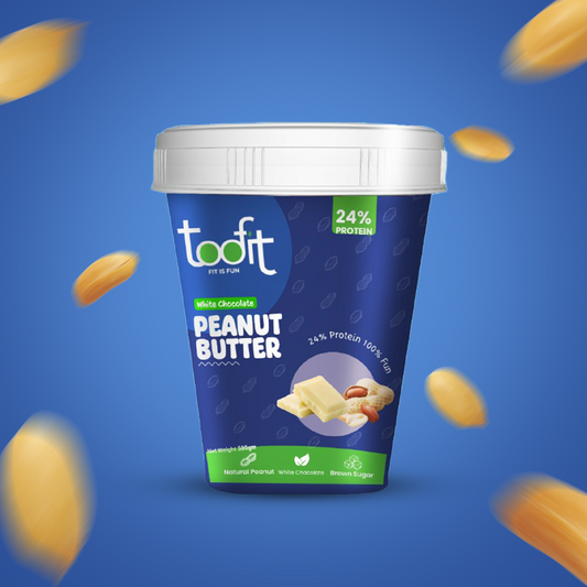 White Chocolate Peanut Butter – Crunchy, No Palm Oil, Guilt-Free