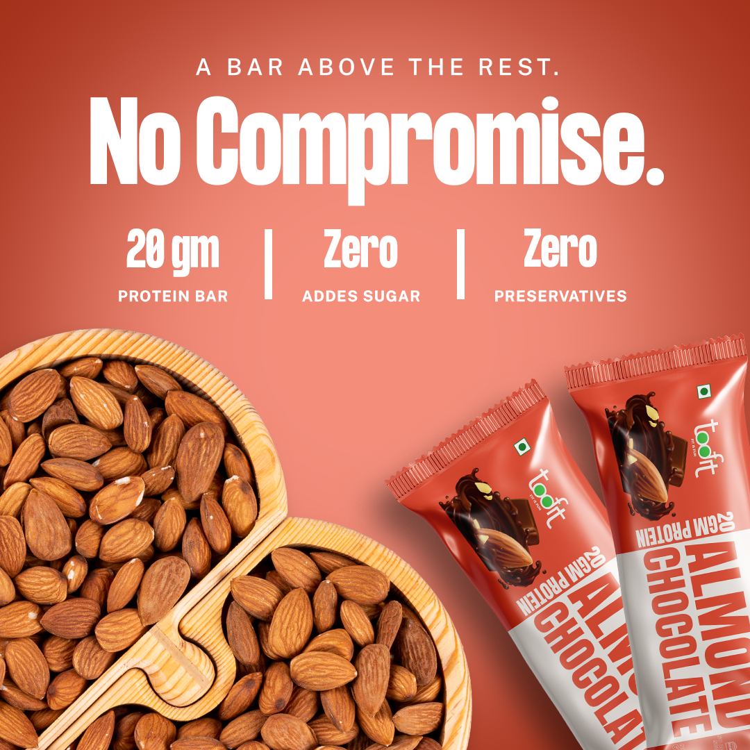 Toofit Protein Bar (6-Pack) High Protein, No Added Sugar